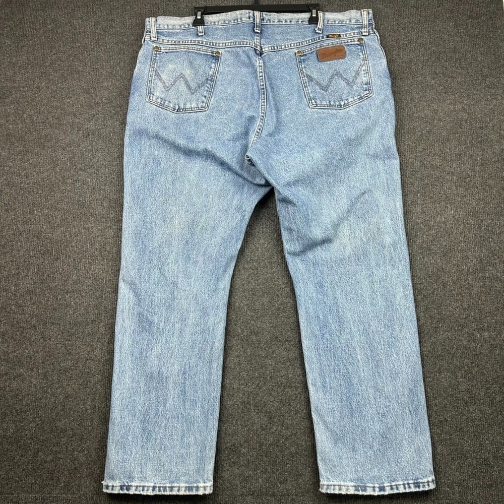 Wrangler‎ Cowboy Cut Jeans 42x30 Stonewash Pants Western Straight Leg - Picture 4 of 16
